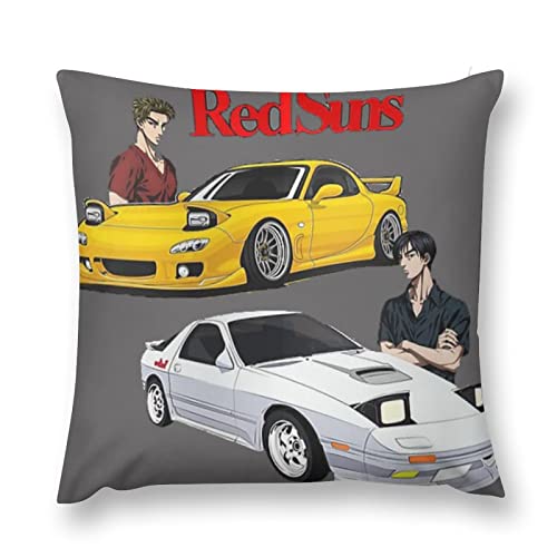 頭文字D 枕カバー クッションカバー 抱き枕カバー おしゃれ 装飾 部屋 ソファー オフィス 車用 両面 標準枕カバー 洗える 家庭用 四季通用