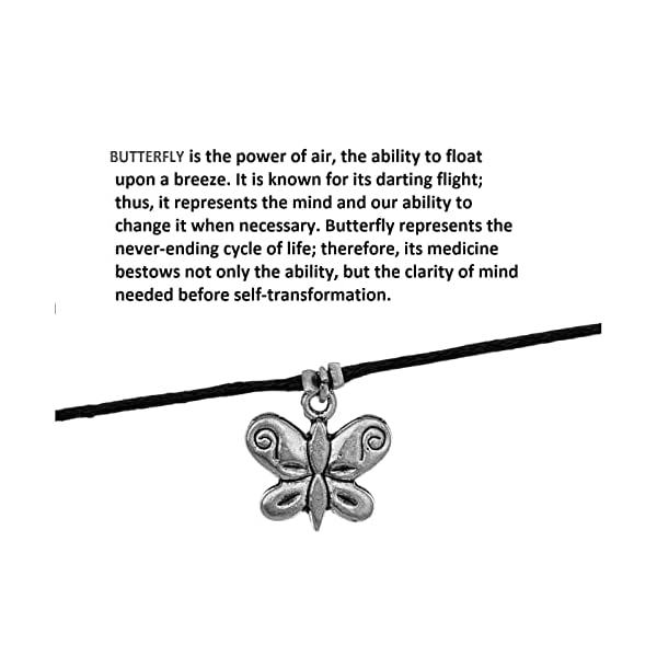 VAMA FASHIONS Adjustable Black Nylon Cord Nazar battu Suraksha fish tortoise Elephant butter Fly Nazariya Payal Silver Anklet for Baby Girls & Women - Image 5