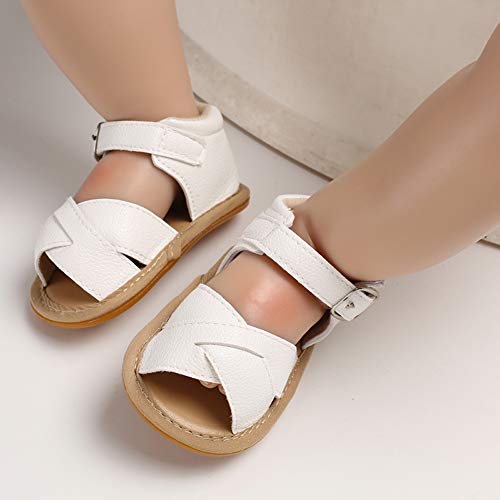 Image of RVROVIC Baby Boys Girls Sandals Premium Soft Anti-Slip Rubber Sole Infant Summer Outdoor Shoes Toddler First Walkers