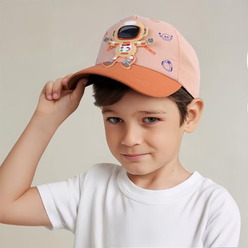 Image of VRITRAZ Kids Unisex Baseball Cap for Boys & Girls | Adjustable Strap | Comfortable Casual Cap (Age 4-12 Years)