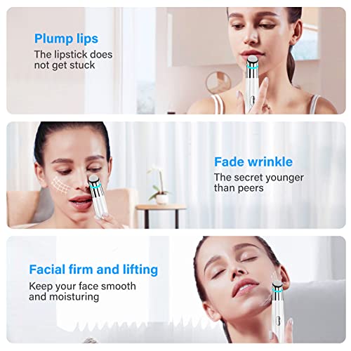 Senhorita Eye Face Massager, Electric Facial Massage Wand Tool, 42℃ Heated Skin Care Device For Dark Circles And Puffiness, Smooth Lip Wrinkles, Promote Essence Absorption, 1.0 Count #TOP3