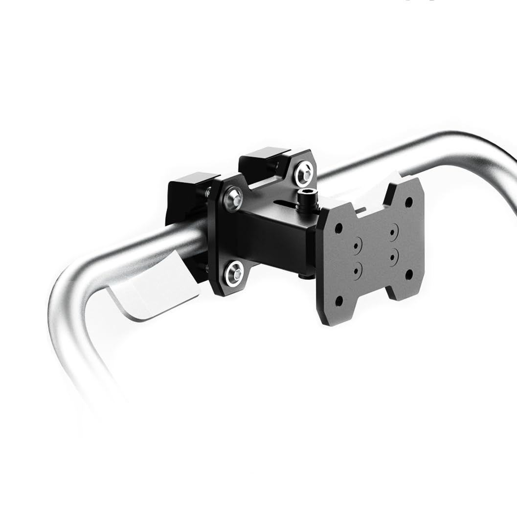Rhinowalk MP24003 Aluminium-Verlängerungshalter für Motorrad-Seitentaschen MJX2004 / MJX2009, Verstellbarer Extender zur Montage an nach innen gebogenen Rahmen, geeignet für Hochposition-Auspuff