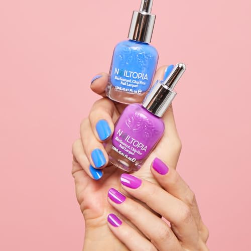 Nailtopia 818881022659 Plant-Based Chip Free Nail Lacquer - Non Toxic, Bio-Sourced, Long-Lasting, Strengthening Polish thumb #3
