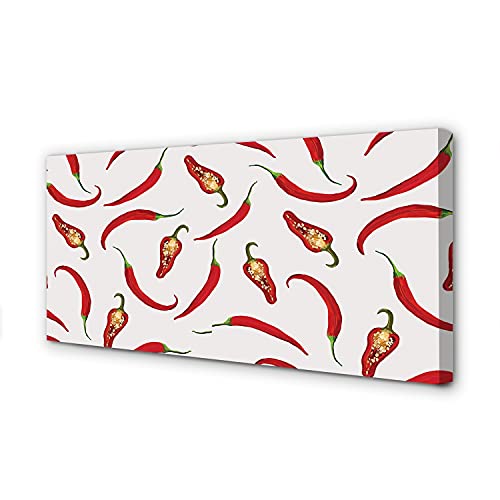 Photo murale poivrons 120x60cm pour réveiller les murs tristes d'une pièce
