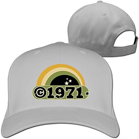 Adult Unisex Cute Crazy Flat 1971 Flat Caps Trucker Hat Sports Baseball Hats