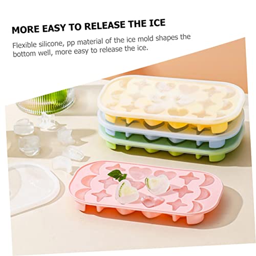 Molde para cubitos de hielo de silicona y PP 2 piezas miniatura 5