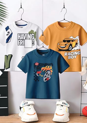 Image of GRAND MAX Boys' T-Shirt Combo Pack of 3