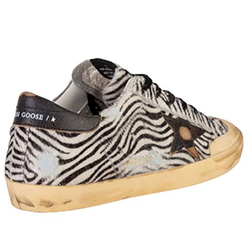 Golden Goose Super-Star Penstar Minizebra Horsy Upper Leather Star and Heel Womens Distressed Sneaker3