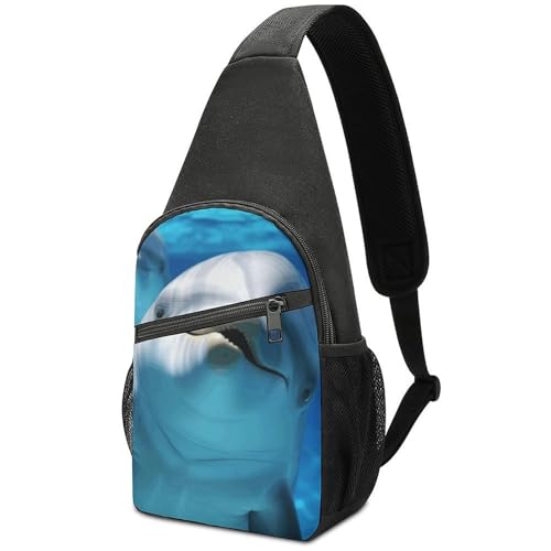 Mochila tipo cruzada pequeña unisex Dolphin
