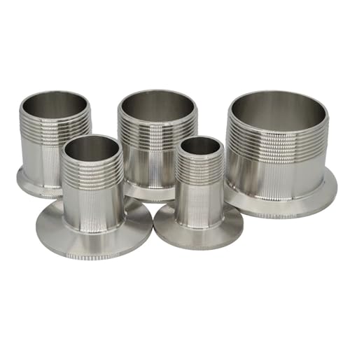 Unión rosca macho 1/2 acero inoxidable 304 para solucionar fugas en triple abrazadera 2