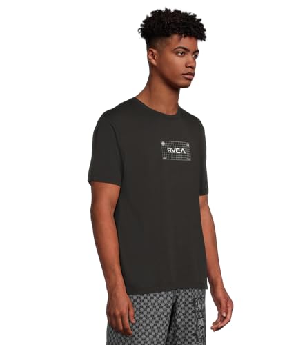 RVCA Men's Brand Grid Short Sleeve2