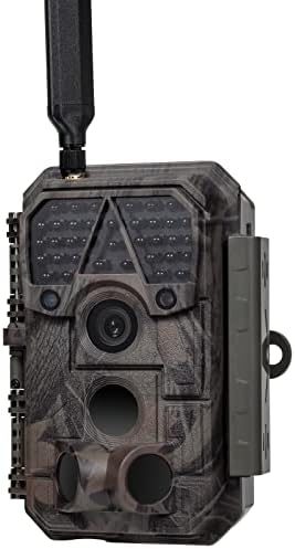 Meidase S900 Cellular Trail Camera, 4G LTE Game Camera, 32MP 1296p, 100ft No Glow Night Vision, Send Pictures to Your Cell Phone, Wireless Security Camera