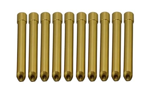 Image of RIVERWELD TIG Long Wedge Collet 3C418GS-1 /8 inch 3.2mm 10pcs | Fit DB SR WP 17 18 26 TIG Welding Torch