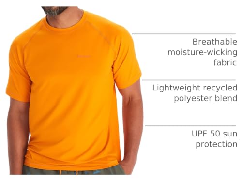 Image of MARMOT Men's Windridge Moisture-Wicking, Eco-Friendly, Breathable, UPF Short Sleeve Shirt