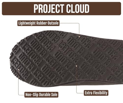 Image of Project Cloud Mens Slippers Genuine Leather Australian Shearling Slippers