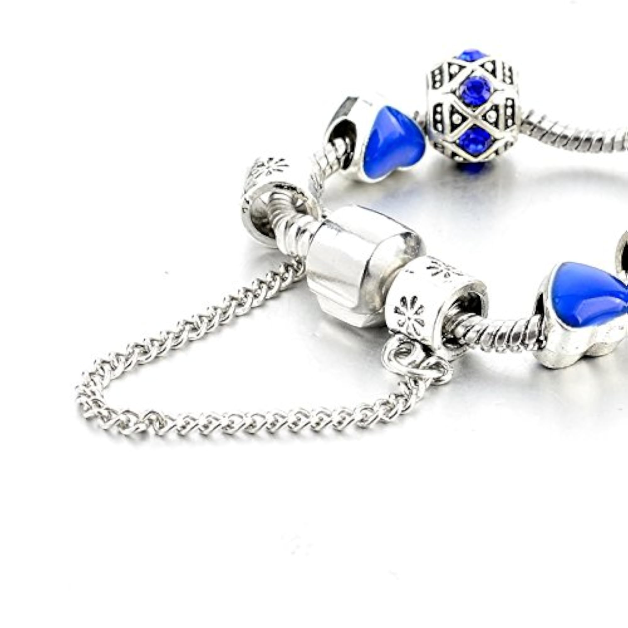 Snake Chain Flower Charm Hand Bracelets for Girls