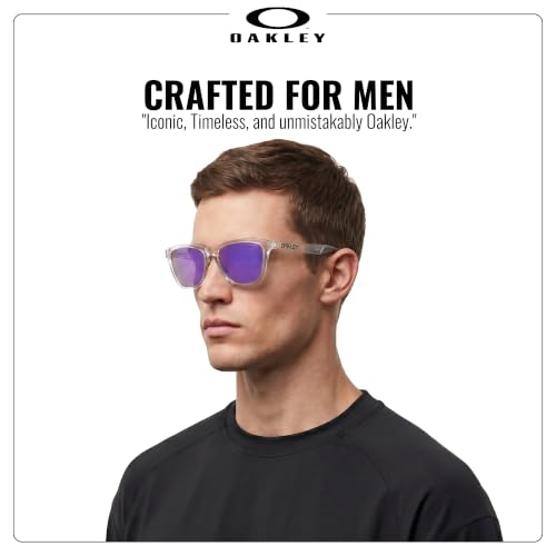 Image of Oakley FROGSKINS RANGE OO9284 Round Sunglasses With Official Eyewear Kit | Men's Sunglasses