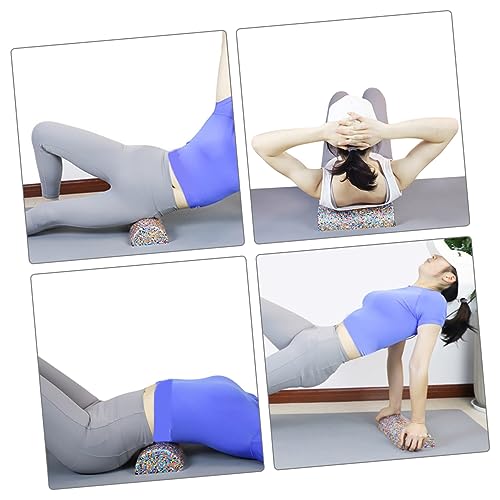 POPETPOP Yoga Half Roller Semicircle Foam Roller Muscle Massage Vibrating Massage for Sports Training miniatura 6