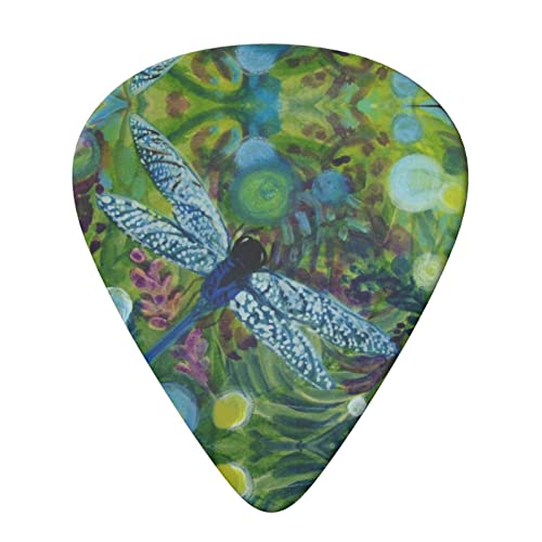 Lot de 6 médiators peints à la main en forme de libellule pour guitare acoustique, guitare électrique, basse, ukulélé… - Les Beatles, Paul McCartney, John Lennon, RIngo Starr, George Harrison Lot de 6 médiators peints à la main en forme de libellule pour guitare acoustique, guitare électrique, basse, ukulélé… – Image 4