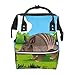 Mochila divertida de Armadillo en la naturaleza, mochila escolar de gran capacidad, para portátil, para mujeres, hombres, adultos, adolescentes y niños