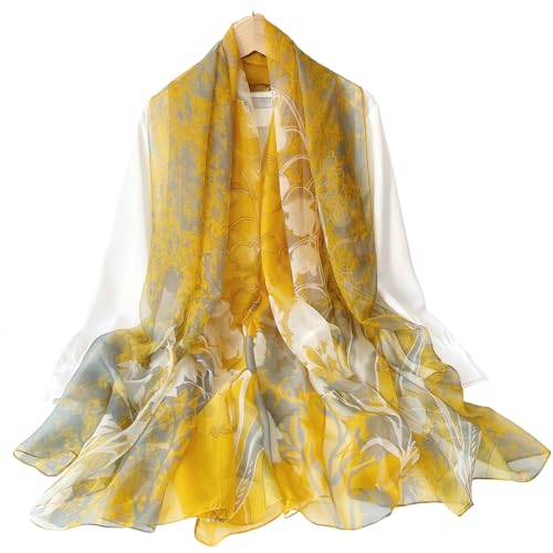 Shawl Wraps for Women Chiffon Silk Shawls Evening Dress Ladies Veil Rave Scarves Sun Protection Paisley Scarf Silky