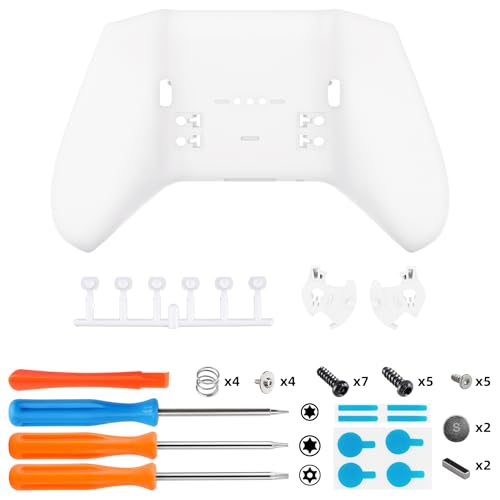 Image of eXtremeRate Replacement Bottom Shell for Xbox One Elite Series 2 Controller, Custom White Back Housing Shell Cover for Xbox Elite Series 2 Core Wireless Controller Model 1797