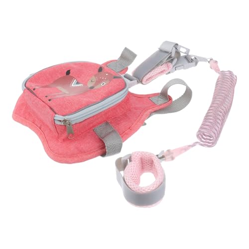 Arnés de seguridad para pequeños con correa antipérdida de 2m y pulsera de algodón tejido GLEAVI
