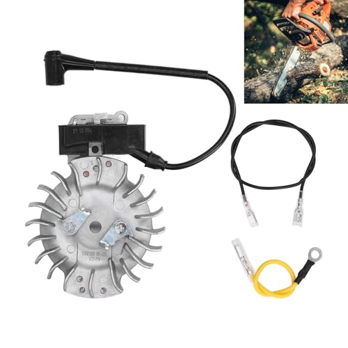 Fyearfly Volant D’Allumage de Tronçonneuse, Fil D’Allumage Volant de Connexion OEM : 537051605 Remplacement D’Origine, pour Hus.qvarna 362 365 371 372...
