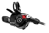 Farbe: schwarz-rot Sram Daumenschalter Trigger X.0, schwarz-rot, vorne, 3-Fach, 401000103