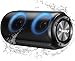 Bluetooth Lautsprecher mit Licht, 2026 Neues Musikbox Tragbarer Bluetooth Box mit 20W Spitze, 52mm Durchmesser Dual Lautsprecher, Tiefer Bass, RGB Lichter, IPX7 Outdoor Speaker für Reisen/Party/Strand
