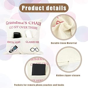   Cunno-3-Pcs-Grandparents-Gifts-for-Grandpa-Grandma-Throw-Pillow-Cover-18-x-18-Inch-Wine-Tumbler-Im-Not-Sleeping-Socks-Set-Funny-Grandpa-Grandma-Birthday-Gifts-for-Christmas-Thanksgiving-DayPink