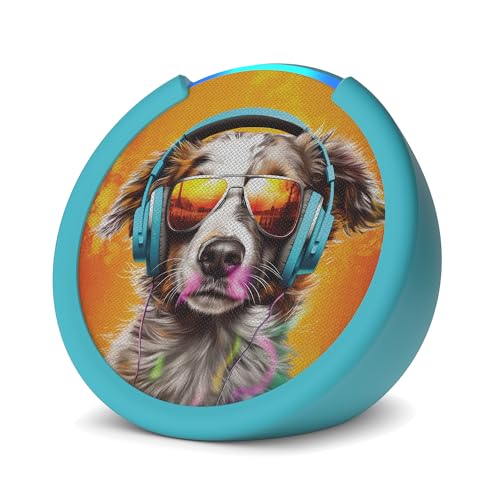 Amazon Echo Pop Kids (newest model), Designed for kids, with
