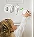 Child Proof Door Knob Covers 4 Pack - Double Lock Baby Safety Door Knob Covers for Kids, Toddler Proof, Durable Reusable, Easy Installation, Fits Most Doors