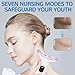 Face Massager Tool, Facial and Neck Massager Beauty 7-in-1 Triple Action Light, Thermal, and Vibration for Skin Care Face Sculpting Tool