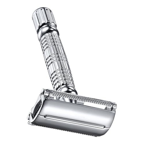 Rasoir à barbe manuel double lame compact IMIKEYA pour le visage