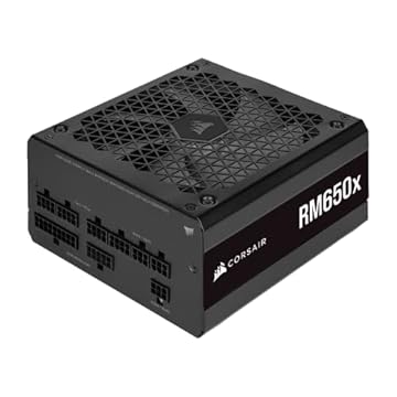 Fonte Corsair RM650x - 650W, 80 Plus Gold, Modular, Preto - CP-9020198-NA