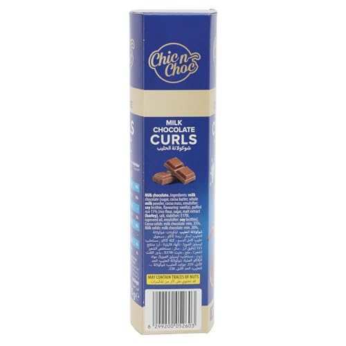 Chic n Choc Milk Chocolate Curls 125g