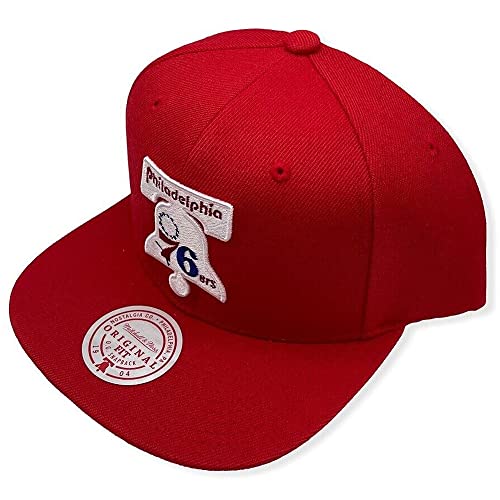 Mitchell & Ness Philadelphia 76ers Snapback Rojo miniatura 2