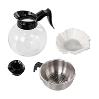 GastroHero Filterkaffeemaschine ECO 2 Liter schwarz inkl. Glaskanne I Kaffeemaschine Filtermaschine I 100 Tassen/St. I Filterkaffeemaschinen für Gastronomie und Café – Ansicht 6
