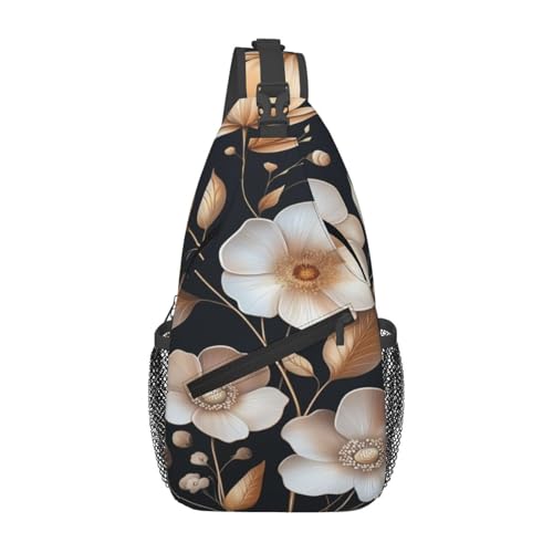 Mochila Multicolor con Flores y Plantas para Senderismo y Viaje miniatura 2