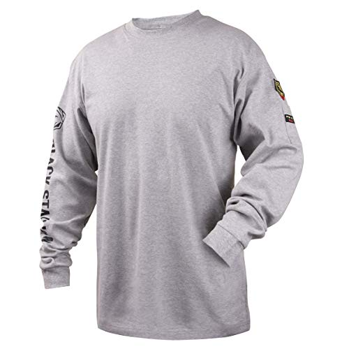 FTL6-GRY-L GRAY LONG SLEEVE FR TSHIRT - REVCO
