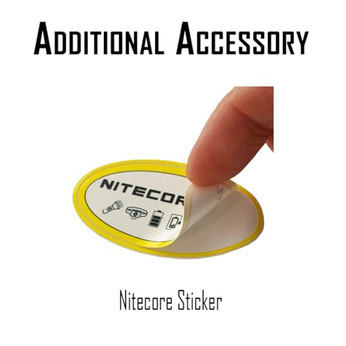 Image of Nitecore NU27 600 Lumens Running Camping Headlamp, USB-C Rechargeable with Warm, Neutral and Cool White Lights, Red Light, Including NitecoreS Sticker (White)