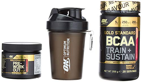 Preisvergleich Produktbild OPTIMUM NUTRITION BCAA266gPeach / PassiFr+Pre-WorkO88gFruPu +Shaker400