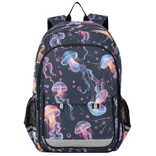 Sac à dos ordinateur portable lycée méduse sombre