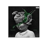 UOKO Rap Singer Lil Baby Drip Harder Music Album Cover Canvas Art Poster and Wall Art Picture Print...