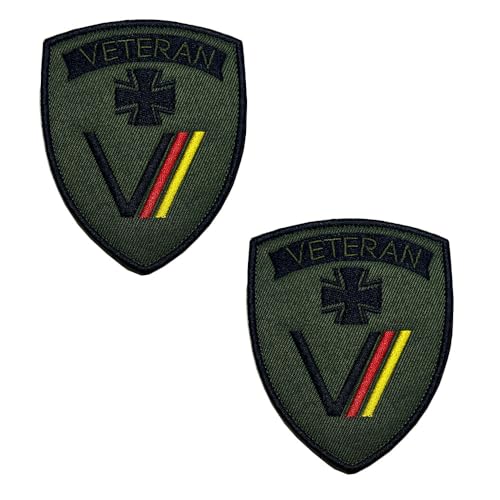 2 stycken VETERAN army taktiska lappar dekorativa applikationer kläder, ryggsäck, jeans, gör-det-själv-tillbehör, jackor, byxor, kepsar, bikers. Märke broderat emblem för krok och loop
