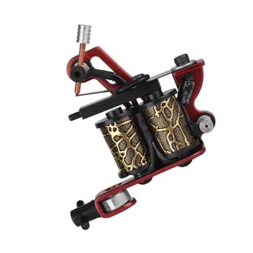 VALICLUD Máquina De Tatuajes De Bobina De Hierro 10 Rojo 1pieza Equipo De Portátil Herramienta De Corporal Profesional Ergonomía No Se Sobrecalienta VALICLUD Máquina De Tatuajes De Bobina De Hierro 10 Rojo 1pieza Equipo De Portátil Herramienta De Corporal Profesional Ergonomía No Se Sobrecalienta