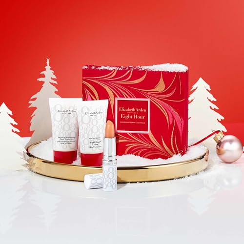 ELIZABETH ARDEN Eight Hour Cream Nourishing Skin Essentials Set (Cream Skin Protectant 15g + Moisturising Hand Treatment 15ml + Lip Protectant Stick 3.7g)