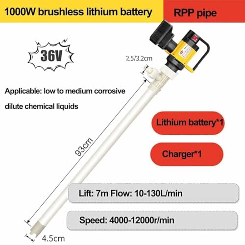 Pompe de transfert diesel, pompe électrique portable avec tube en acier inoxydable pour diesel, kérosène, huile de machine et transformateur