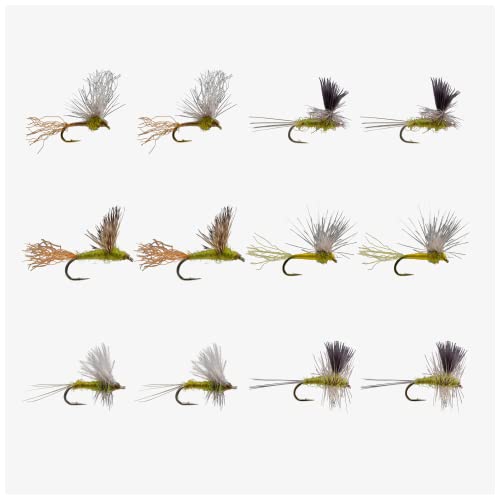 RIO Products Fly Fishing Flies Kit Assortment for Freshwater Fishing, Signature Flies for Trout, Bass, and Salmon, 7/11/12/13/15/20pcs